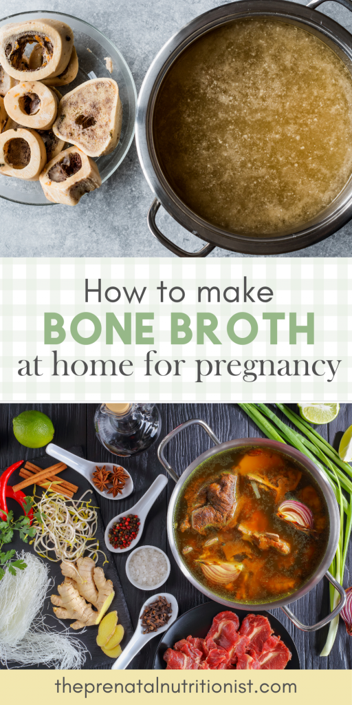 how to make bone broth at home for pregnancy