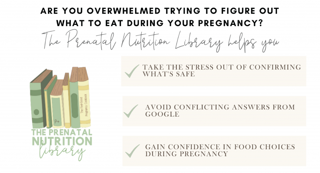 The prenatal nutrition library