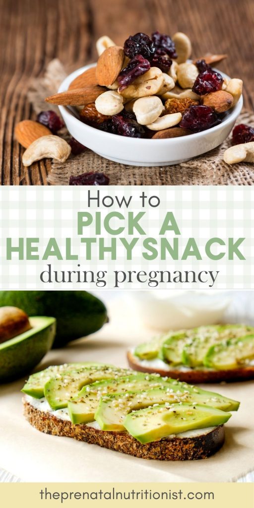 Healthy snack during pregnancy