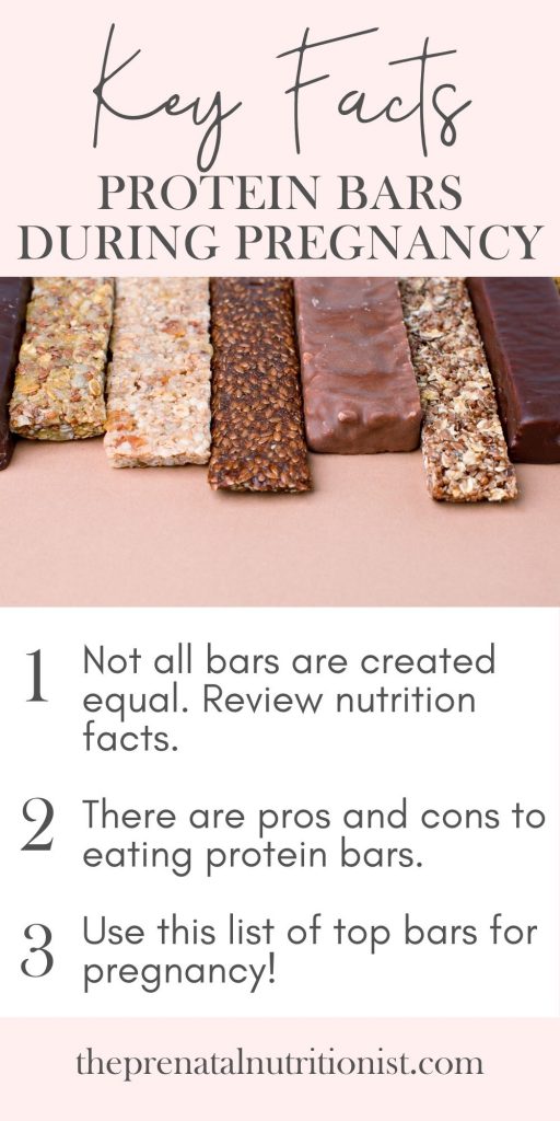 protein bars for pregnant women