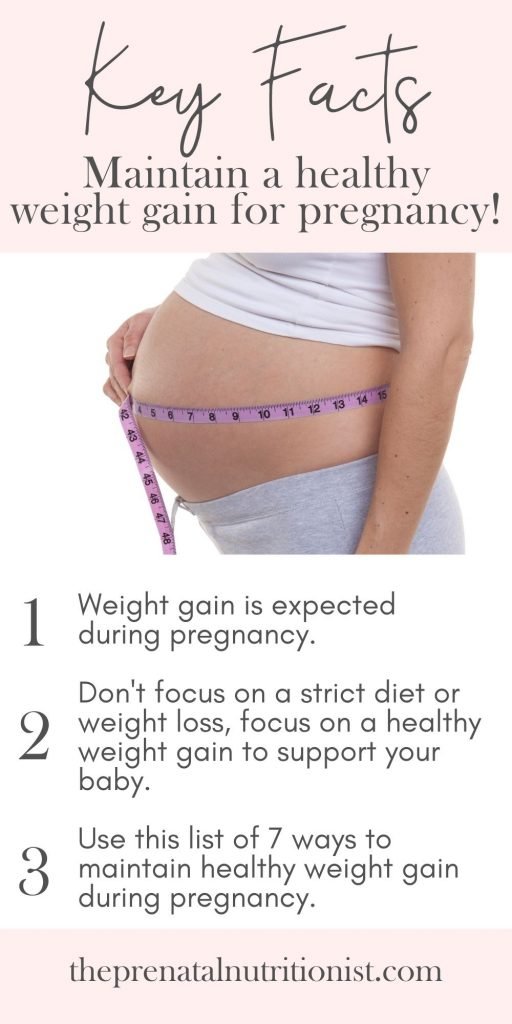 weight you should gain while pregnant