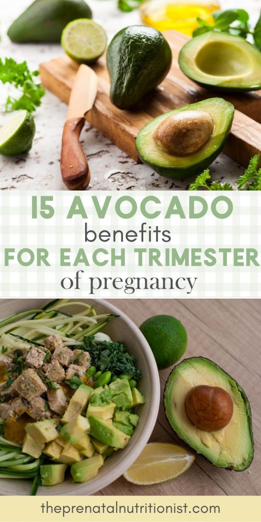 Benefits of avocados for each trimester