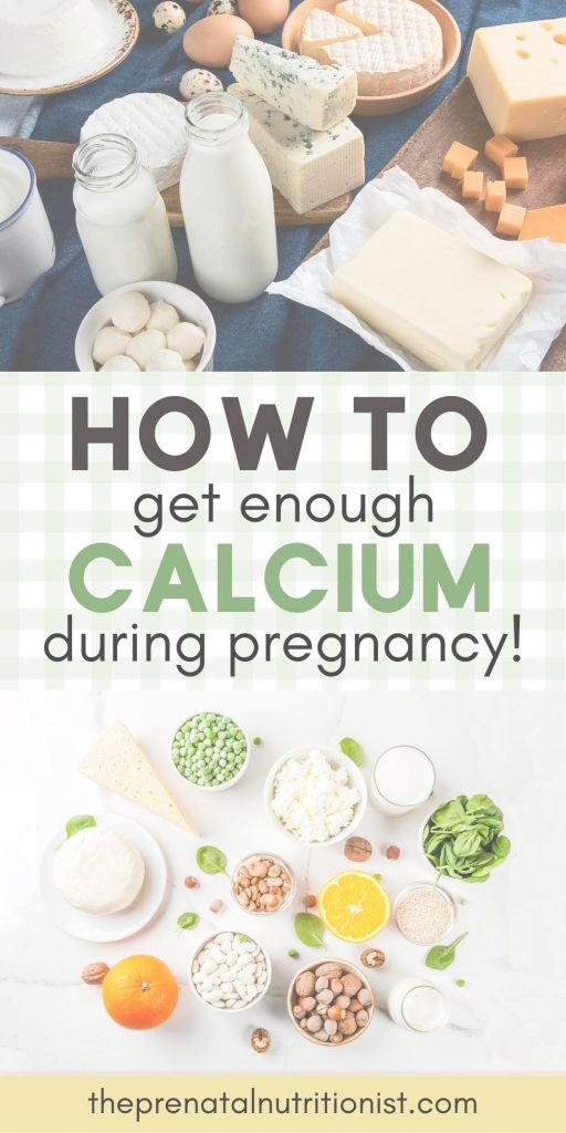 How to get enough calcium during pregnancy