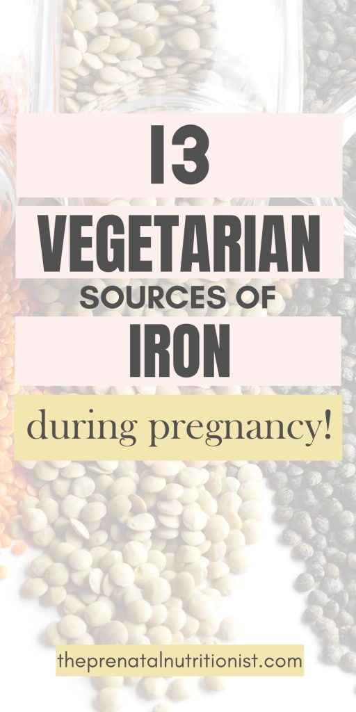 Vegetarian Sources Of Iron During Pregnancy