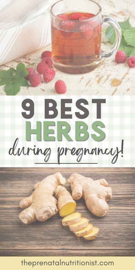 Herbs for pregnancy diet