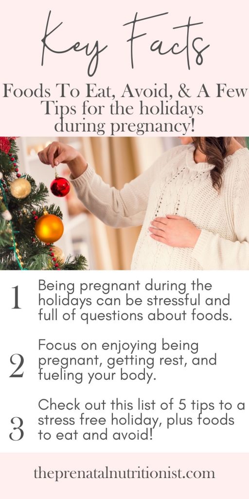 Pregnant During The Holidays key facts
