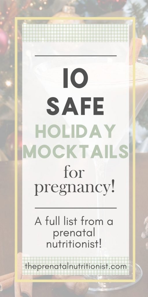 10 Holiday Mocktails Pregnancy Safe & Approved