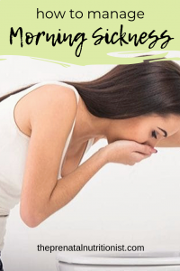How to Manage Morning Sickness