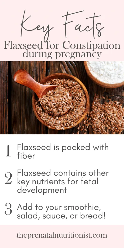 flaxseed facts during pregnancy