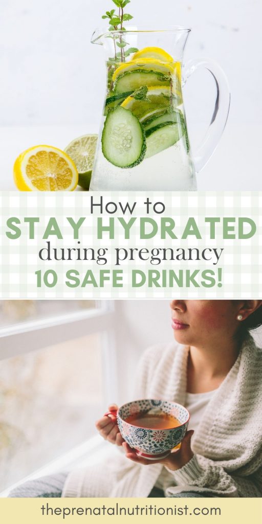 how to stay hydrated during pregnancy