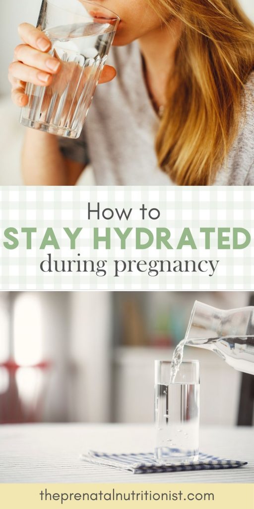 How to stay hydrated during pregnancy