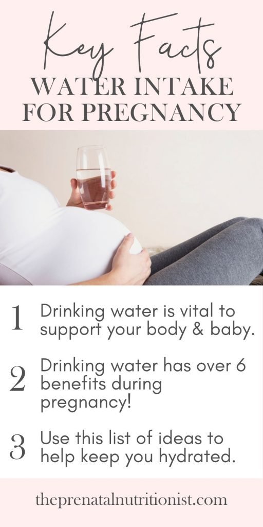 water intake for pregnancy
