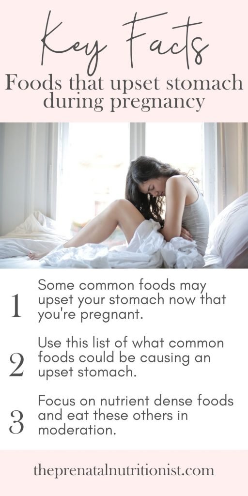 Foods to avoid morning sickness