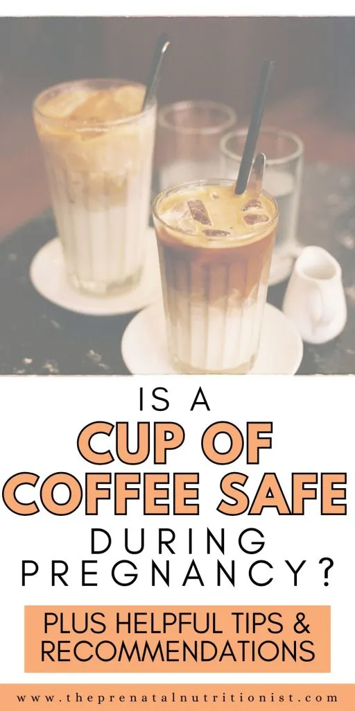 is a cup of coffee safe for pregnancy