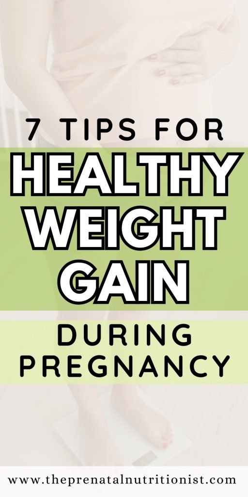 HOW TO MAINTAIN A HEALTHY WEIGHT DURING PREGNANCY