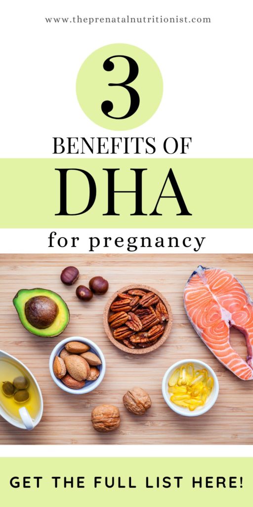 3 benefits of DHA for pregnancy