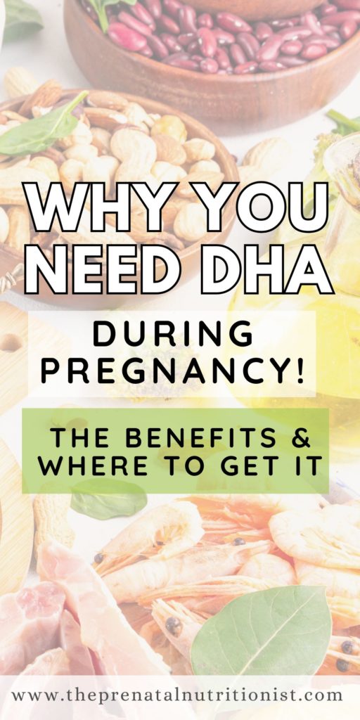 why do you need DHA during pregnancy