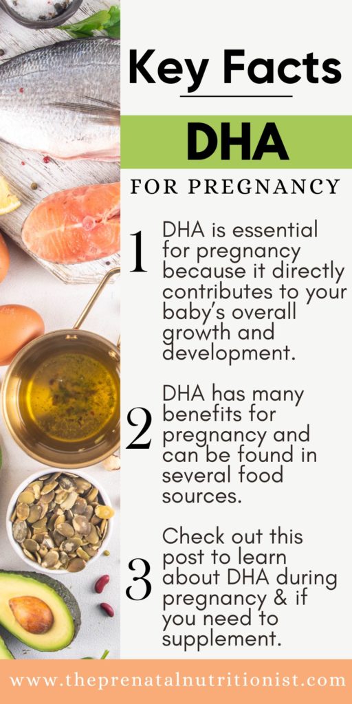 DHA for Pregnancy key facts