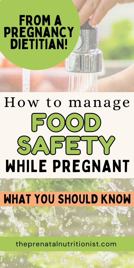 tips for food safety during pregnancy