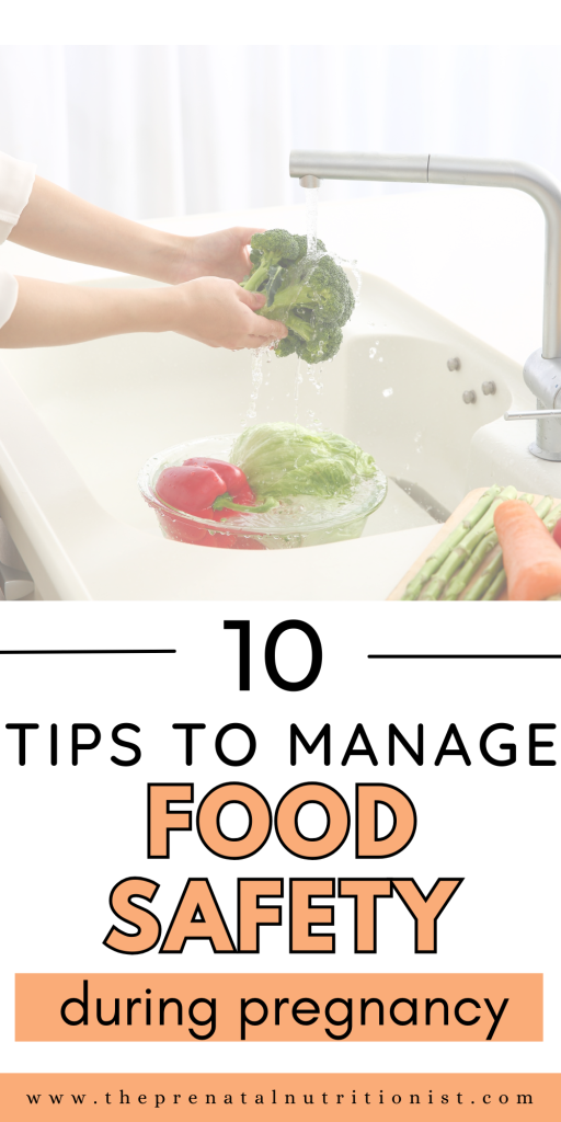 tips for food safety during pregnancy