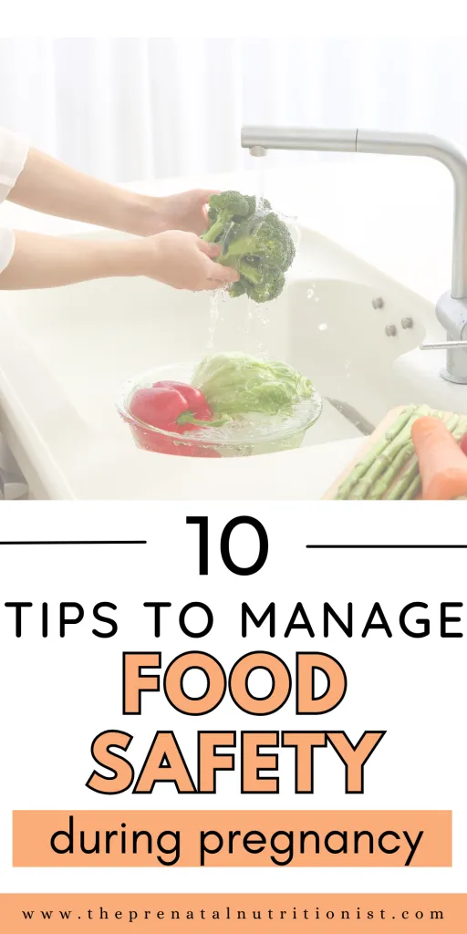 tips for food safety during pregnancy