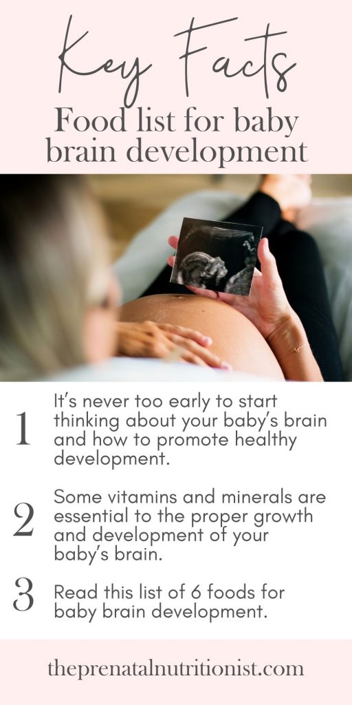 Pregnancy Food List For Baby Brain Development