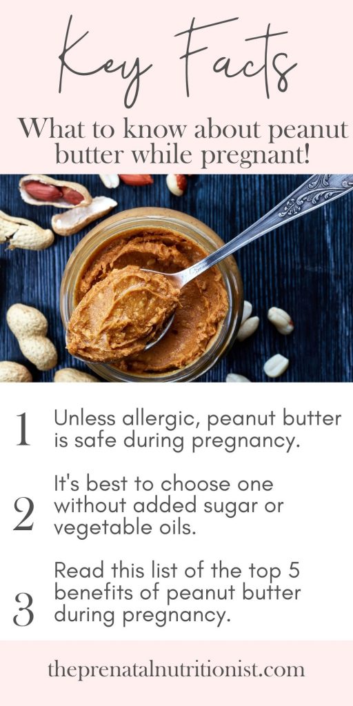 Eating peanuts while pregnant