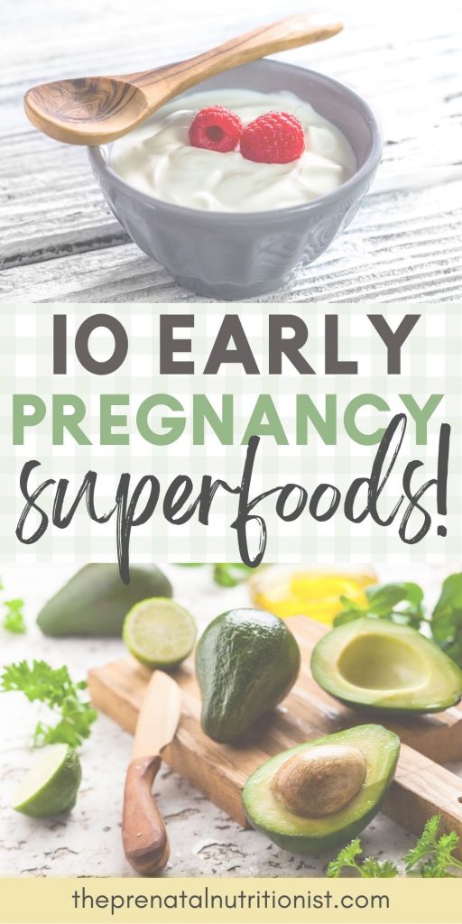 First trimester foods to eat