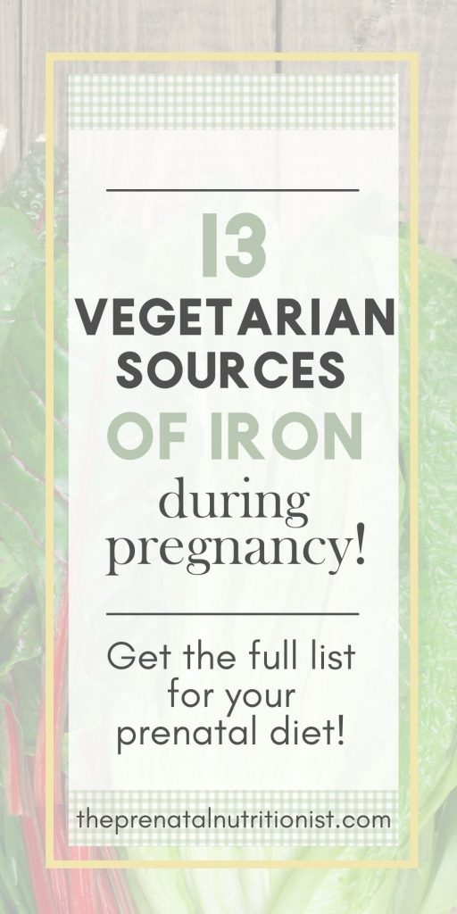 Vegetarian Sources Of Iron During Pregnancy