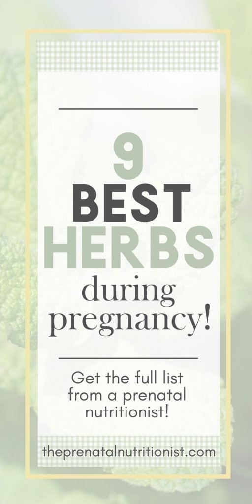 9 Best Herbs During Pregnancy