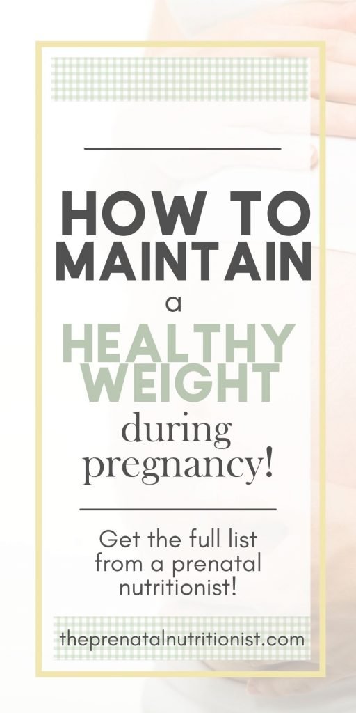 How To Maintain A Healthy Diet During Pregnancy