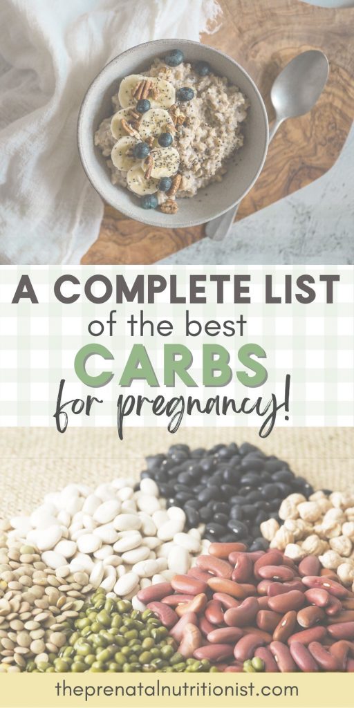 carb sources for pregnant women