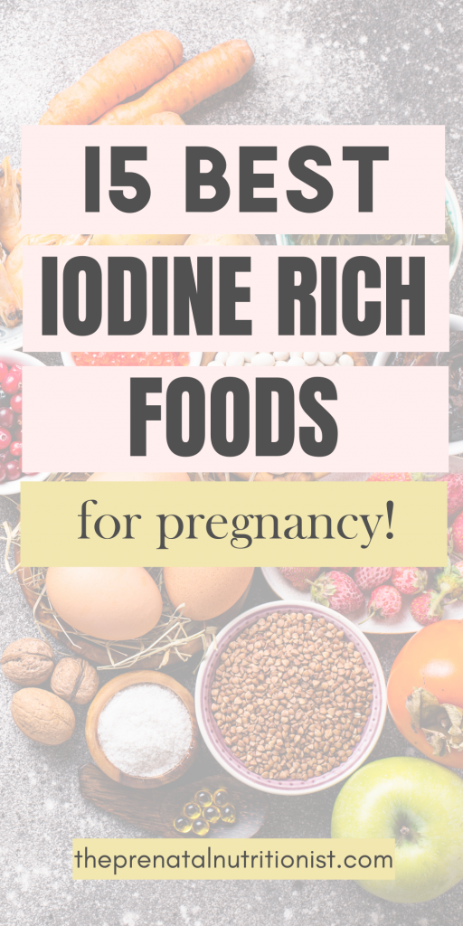 Which foods are shop high in iodine