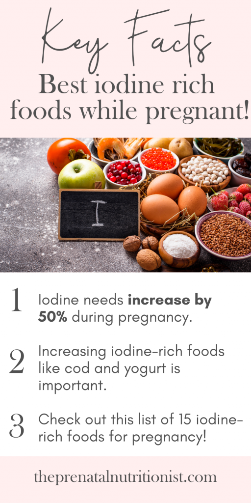 best iodine rich foods while pregnant