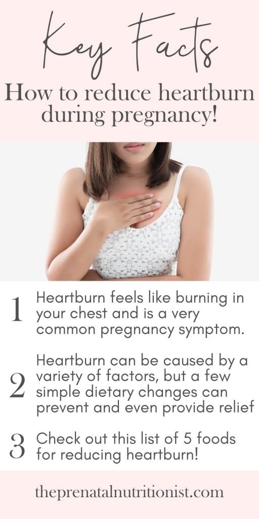 Key facts for heartburn while pregnant