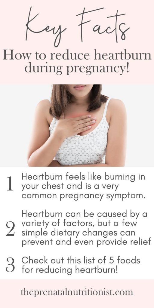 Key facts for heartburn while pregnant