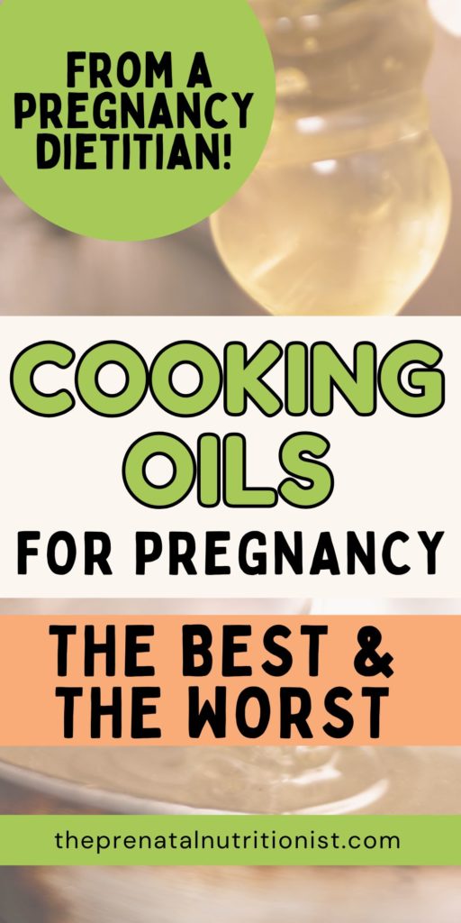 Cooking Oils To Avoid During Pregnancy