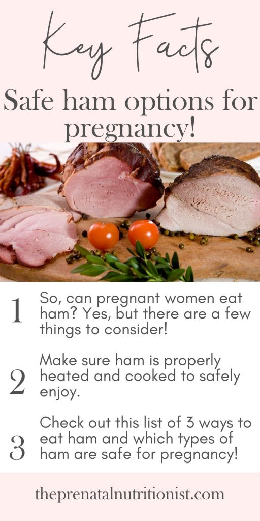 safe ham options for pregnancy