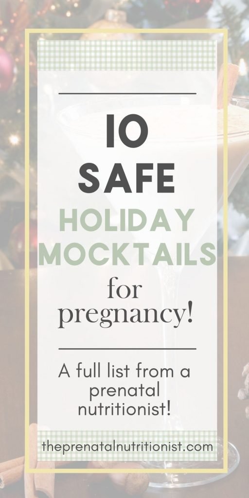 10 Holiday Mocktails Pregnancy Safe & Approved