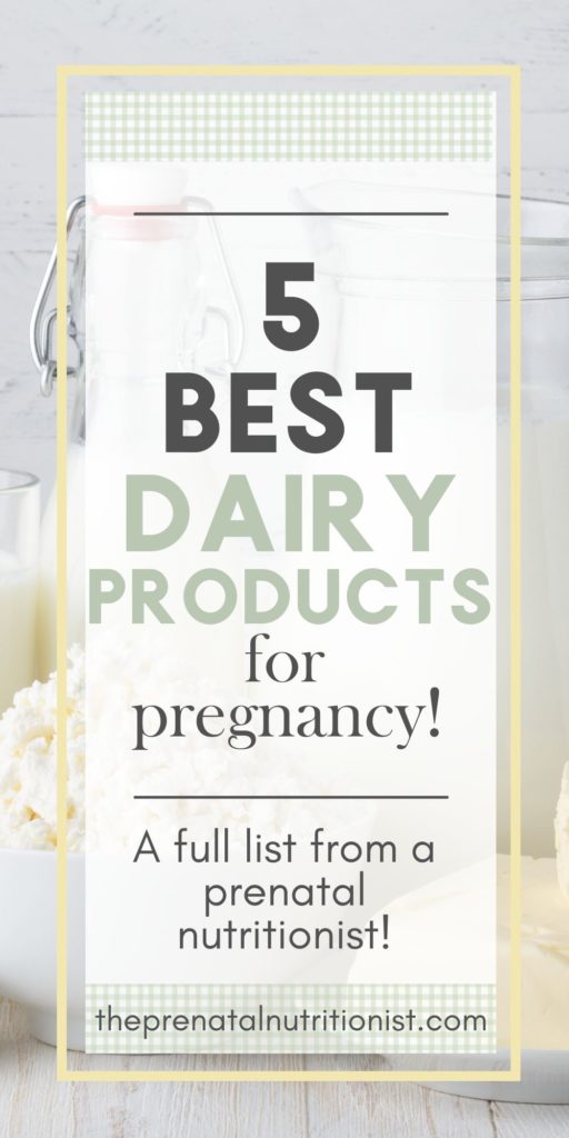 5 Dairy Products For Pregnancy