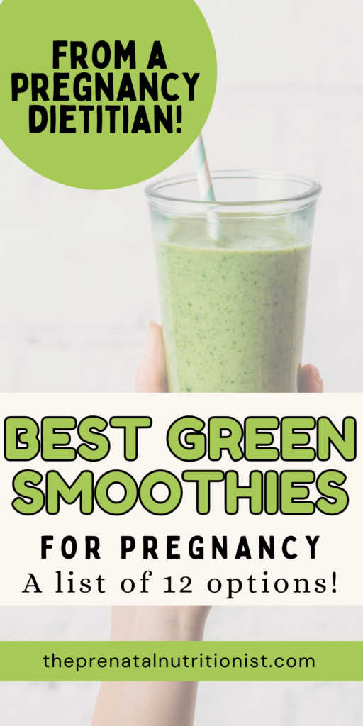 Green Smoothies For Pregnancy