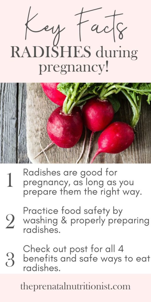 radishes during pregnancy key facts