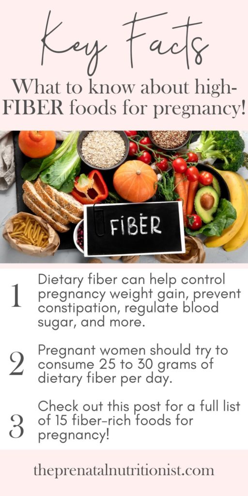 fiber rich foods in pregnancy