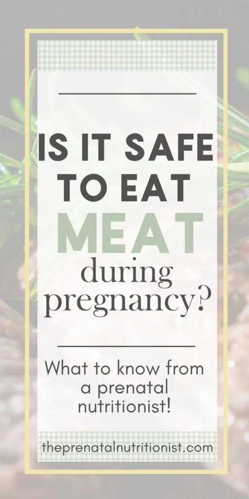 Is It Safe To Eat Meat During Pregnancy