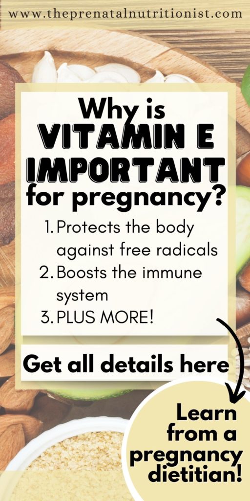 Why is Vitamin E Important for Pregnancy
