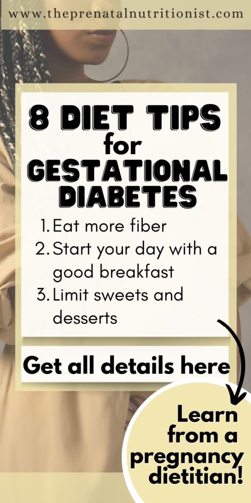 8 Diet Tips For Gestational Diabetes