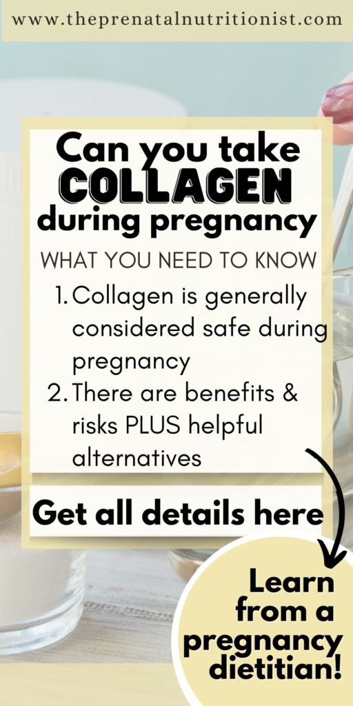 Can You Take Collagen While Pregnant