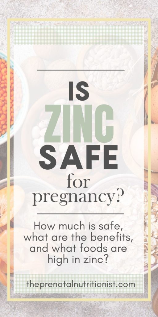 Is Zinc Safe During Pregnancy?