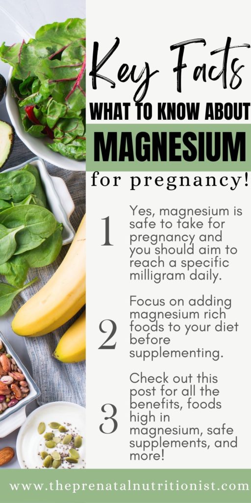 Can You Take Magnesium While Pregnant
