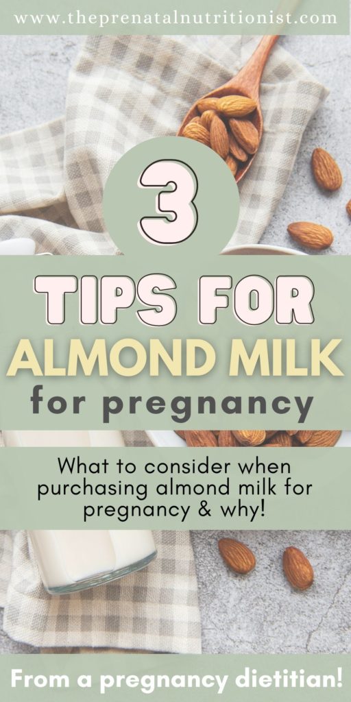 3 Tips for Almond milk during pregnancy